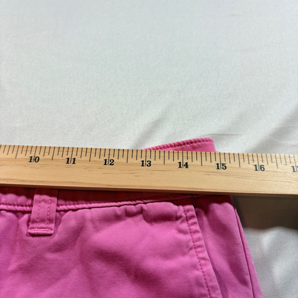 Ralph Lauren Sport Chino Pants Womens 8 Pink Slim Straight Cotton Twill Chinos - Picture 4 of 8